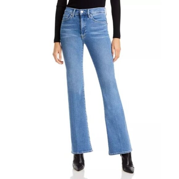 VERONICA BEARD Beverly High Rise Skinny Flare Jeans in Iceberg Womens Size 31 - Picture 1 of 13